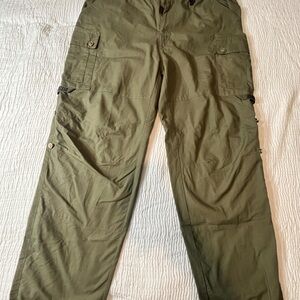 Vintage 90’s/Y2K Heaven or Hell Olive Green Cargo Pants